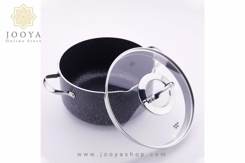 خرید سرویس قابلمه نچسب 7 پارچه گالاکسی کرکماز مشکی