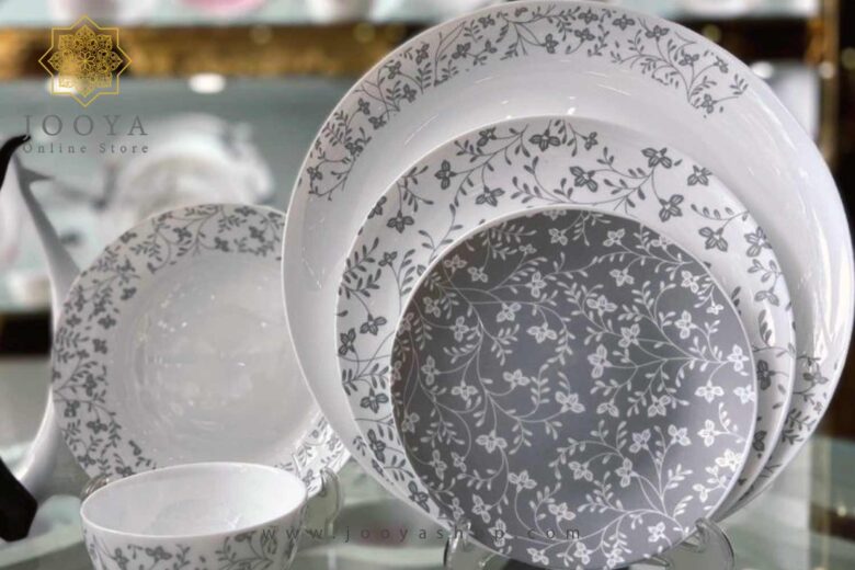خرید و قیمت سرویس گلریز دیوالی 26 پارچه طوسی در جویا