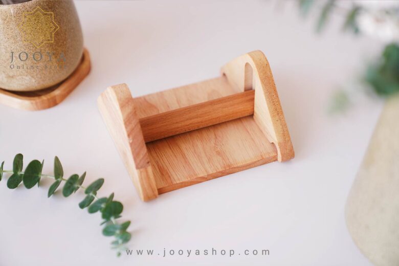 خرید و قیمت جا دستمالی چوبی رولی روشنا