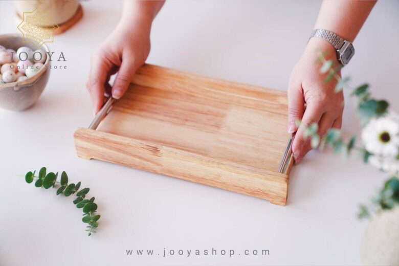 خرید سینی چوبی نیکا