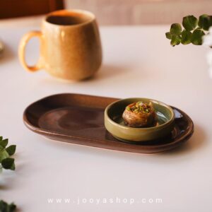 دیس سرو آیدا قهوه ای روشن / تیره