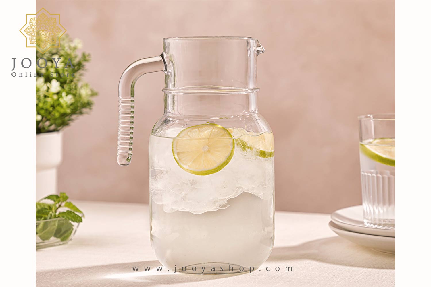 پارچ شیشه ای 1.5 لیتری لیمون پارچ شیشه ای 1.5 لیتری لیمون