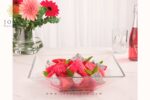 خرید میوه خوری شیشه ای مربع لیمون
