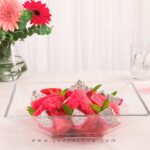 خرید میوه خوری شیشه ای مربع لیمون