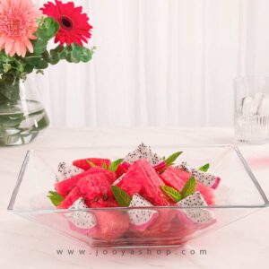 خرید میوه خوری شیشه ای مربع لیمون
