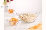 قیمت کاسه شیشه ای پذیرایی لیمون