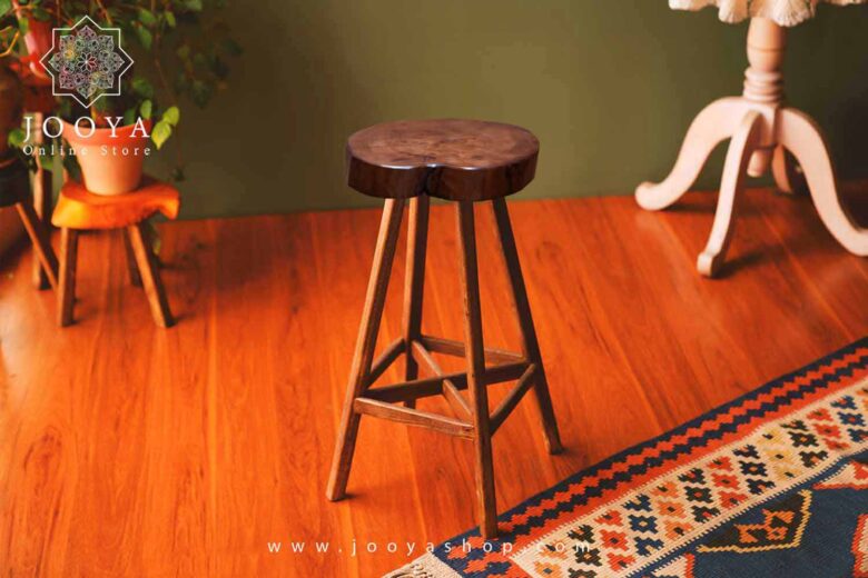 چهارپایه چوبی بهبود 60 سانت