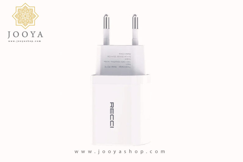 خرید و قیمت شارژر دیواری 18 وات RECCi مدل RC71E