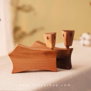 مجسمه چوبی گربه طرح 2