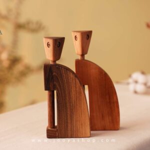 مجسمه چوبی گربه طرح 3