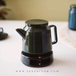 قوری و وارمر سرامیکی یشمی