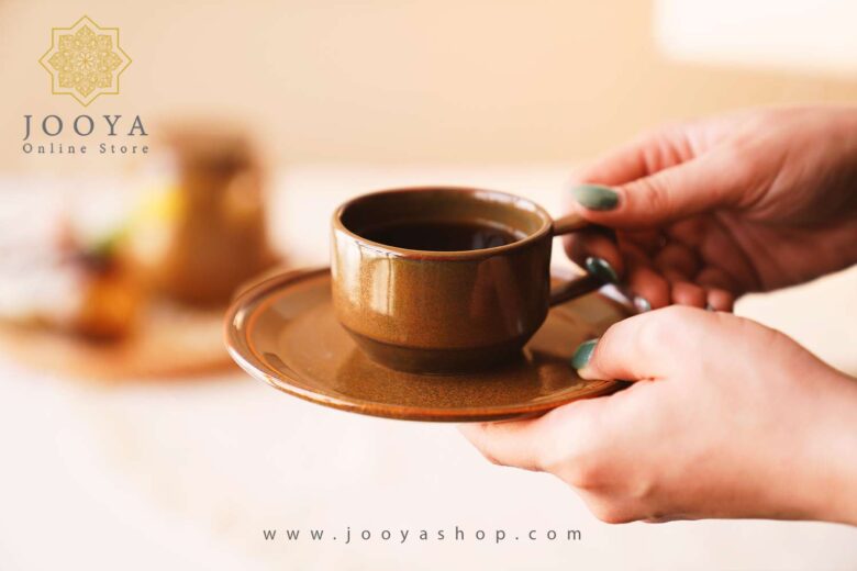 خرید و قیمت ست فنجان قهوه ای