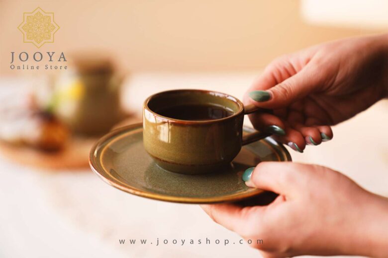 قیمت ست فنجان سبز