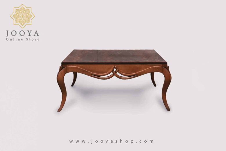 خرید و قیمت میز جلومبلی چوبی لیونا صفحه پالیش در جویا شاپ
