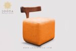 صندلی راحتی تک نفره سِویل زرد پرتقالی در جویا شاپ