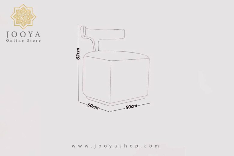 خرید صندلی راحتی تک نفره سِویل زرد پرتقالی در جویا شاپ