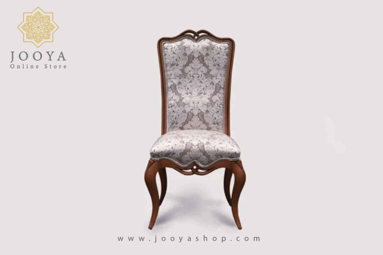 خرید و قیمت صندلی کلاسیک چوبی لیونا صدفی گلدار در جویا