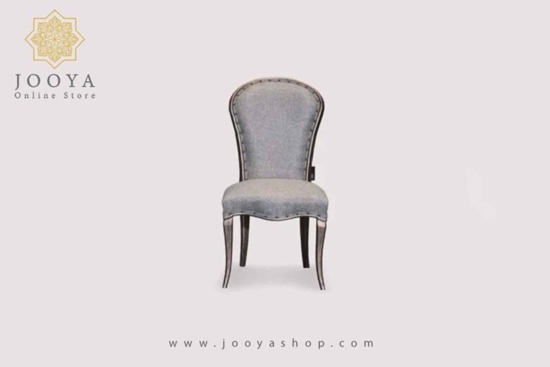 خرید صندلی چوبی نئوکلاسیک لنا طوسی‌ خاکی در جویا شاپ