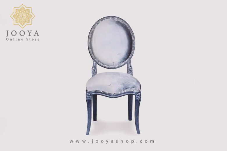 خرید و قیمت صندلی چوبی نئوکلاسیک لاپند طوسی‌ در جویا شاپ