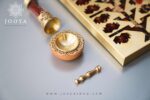 پک هدیه چوبی با طرح گل‌مرغ