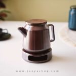 قوری و وارمر سرامیکی قرمز