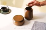خرید ست بانکه سرامیکی قهوه ای