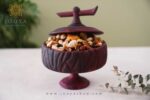 آجیل خوری پایه دار کنگره ای